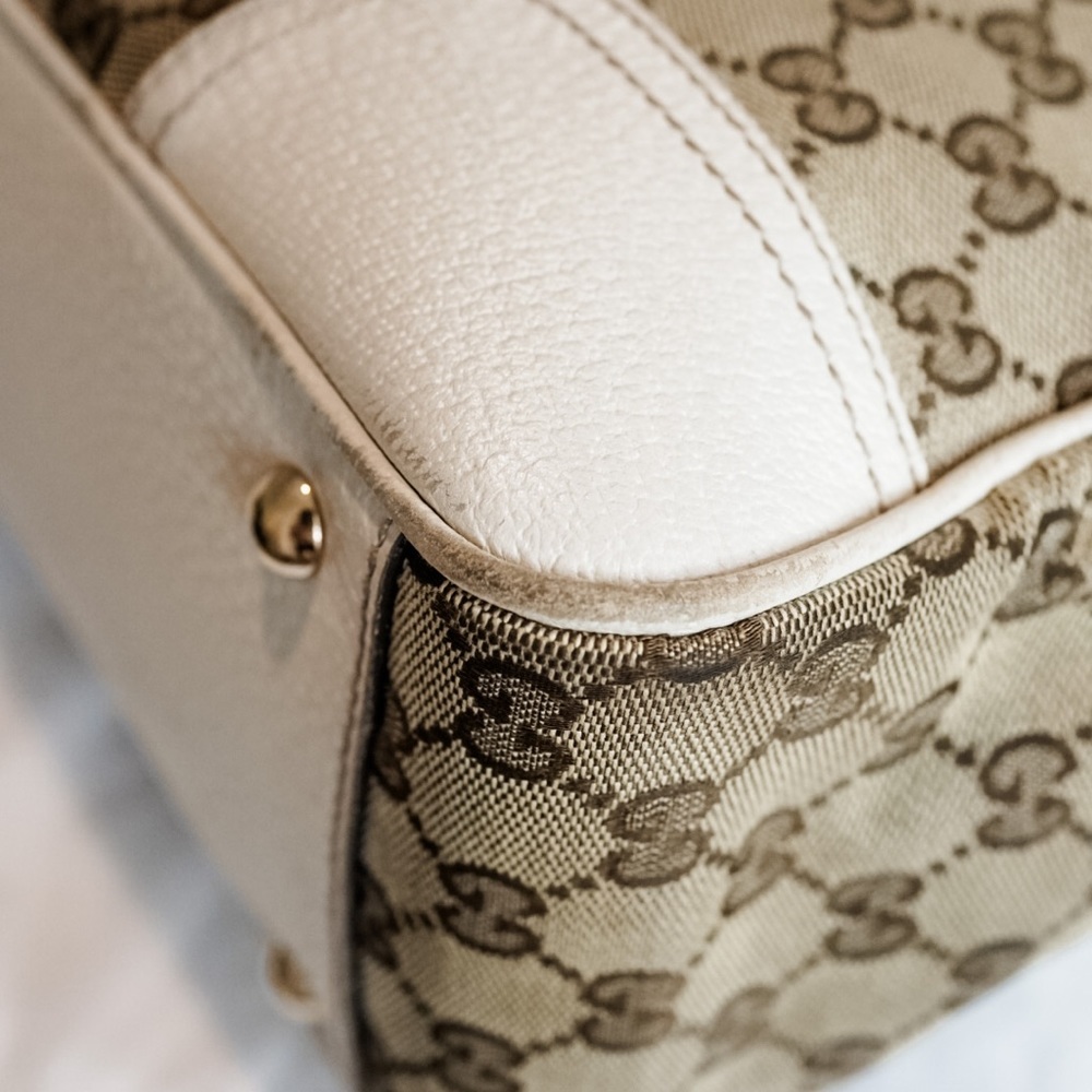 GUCCI Medium GG Canvas Prince Tote Preloved - Picture 6 of 15